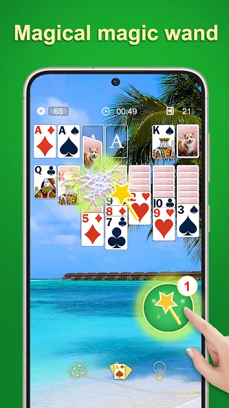 Solitaire - 2024 [МОД: Все открыто, Дополнительные деньги и Меню MOD] Screenshot 4