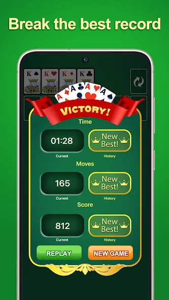 Solitaire - 2024 [МОД: Все открыто, Дополнительные деньги и Меню MOD] Screenshot 5