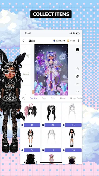 Everskies: Virtual Dress up (Эверскис) [МОД: Много монет, Открытые уровни и Мега MOD] Screenshot 5