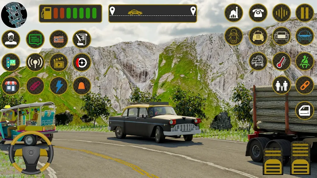 Indian Taxi Simulator car Game (Индийский такси симулятор автомобиля Игра) [МОД: Много монет, Открытые уровни и Мега MOD] Screenshot 4