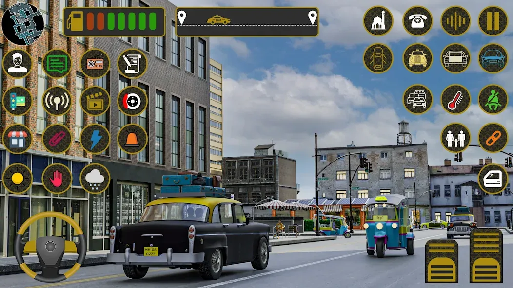 Indian Taxi Simulator car Game (Индийский такси симулятор автомобиля Игра) [МОД: Много монет, Открытые уровни и Мега MOD] Screenshot 5