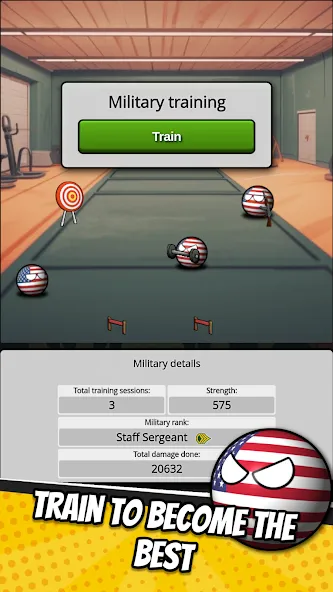 e-Sim Countryball Be President [МОД: Все открыто, Дополнительные деньги и Меню MOD] Screenshot 5