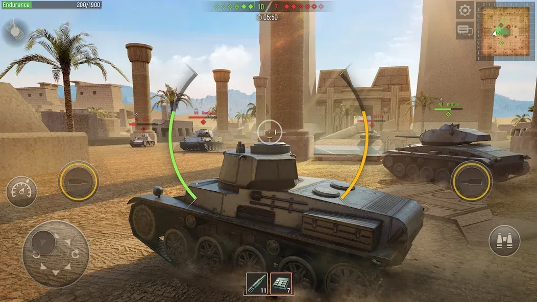 Battle Tanks: Tank Games WW2 (Бэтл Тэнкс) [МОД: Много денег, Монет и Все открыто] Screenshot 3
