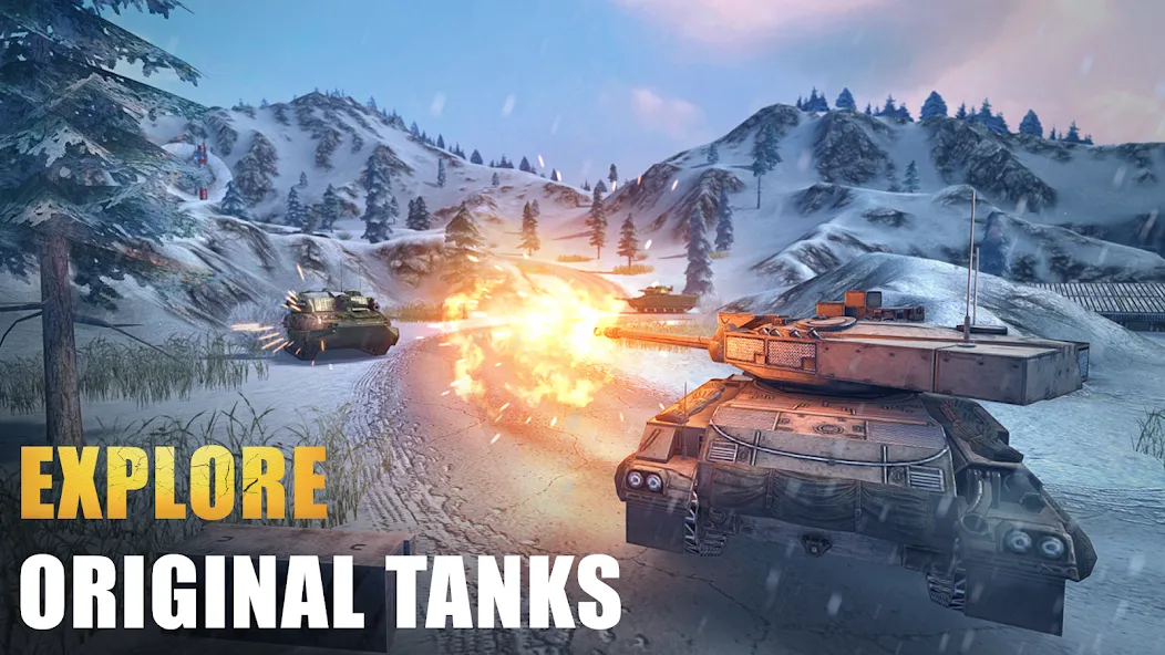 Tank Force: Tank games blitz [МОД: Все открыто, Дополнительные деньги и Меню MOD] Screenshot 4