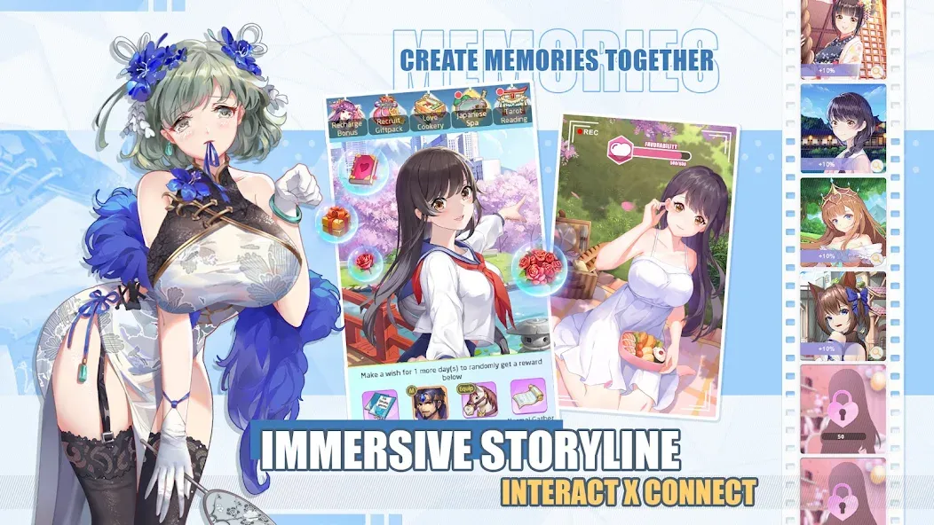 Lost in Paradise:Waifu Connect (Лост ин Парадайз) [МОД: Бесконечные деньги, Монеты и Мега MOD] Screenshot 3