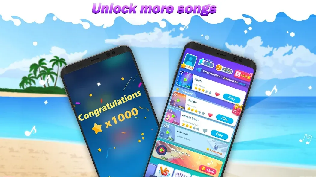 Dream Piano (Дрим Пиано) [МОД: Деньги, Монеты и Меню MOD] Screenshot 1
