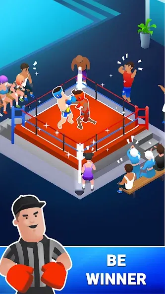 Boxing Gym Tycoon 3D: MMA Club (Боксерская Гимназия Тайкун 3D) [МОД: Много денег, Монет и Все открыто] Screenshot 2