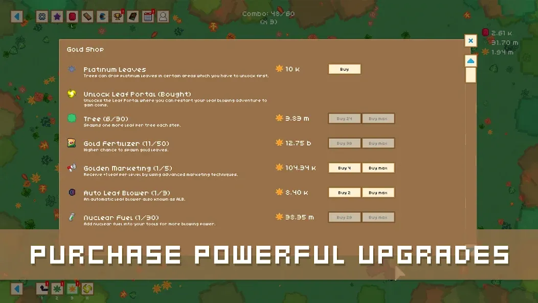 Leaf Blower Revolution Idle (Лиф Блоуэр Революшн Айдл) [МОД: Все открыто, Дополнительные деньги и Меню MOD] Screenshot 2