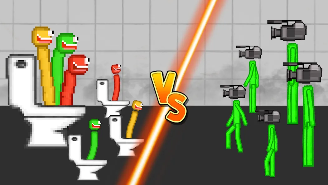 Stickman Playground (тикман Плейграунд) [МОД: Много монет, Открытые уровни и Мега MOD] Screenshot 1