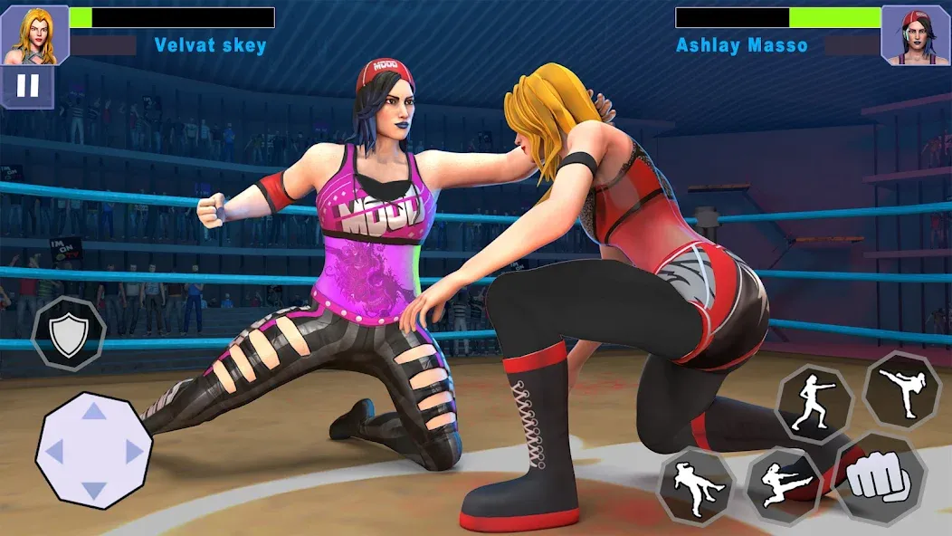 Bad Girls Wrestling Game [MOD: Premium/Unlocked] - Скриншот 4