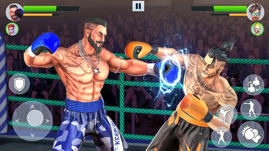 Boxing Heros: Fighting Games (Тэг Боксинг Игры) [МОД: Много монет, Открытые уровни и Мега MOD] Screenshot 3