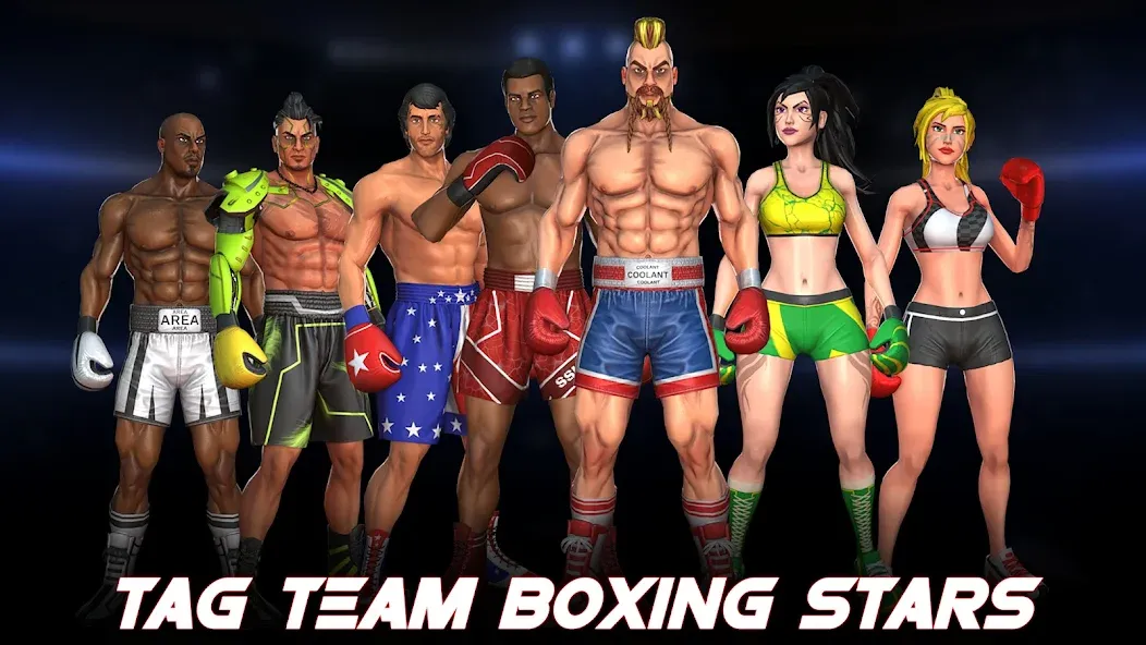 Boxing Heros: Fighting Games (Тэг Боксинг Игры) [МОД: Много монет, Открытые уровни и Мега MOD] Screenshot 5