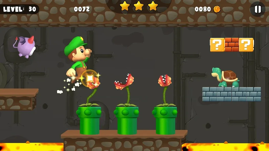 Bob World Adventure 3D [МОД: Много монет, Открытые уровни и Мега MOD] Screenshot 4