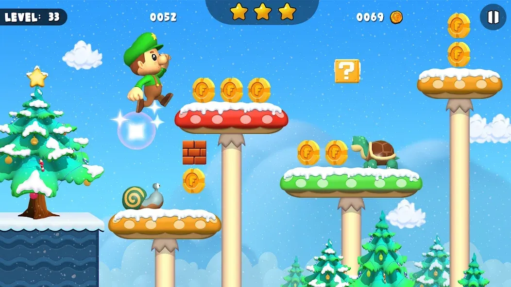 Bob World Adventure 3D [МОД: Много монет, Открытые уровни и Мега MOD] Screenshot 5