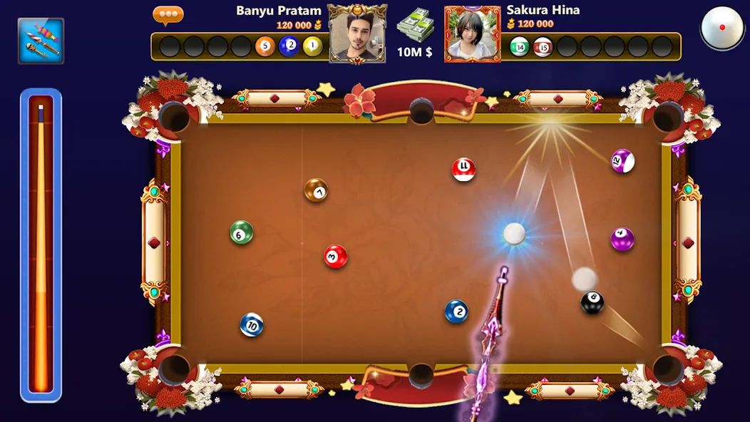 8 Ball Offline - Billiard Pool (Шар Оффлайн) [МОД: Меню, Бесконечные монеты и Открытые уровни] Screenshot 4
