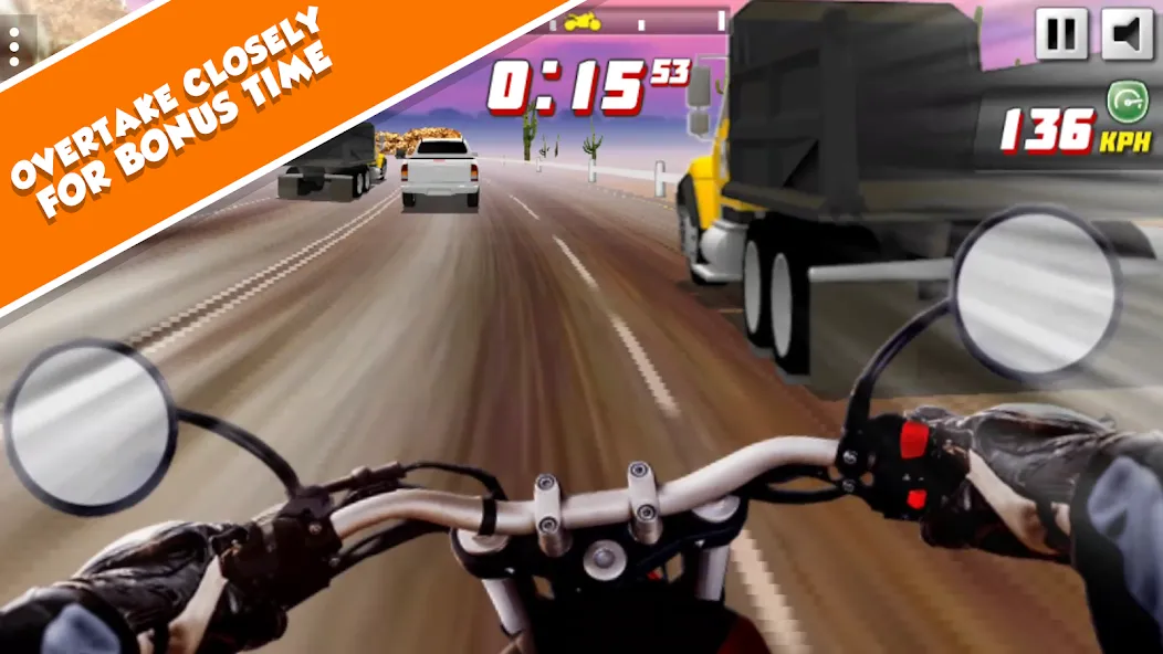 Highway Rider Extreme — 3D Mot (Хайвей Райдер Экстрим) [MOD: Разблокировано] - Скриншот 3