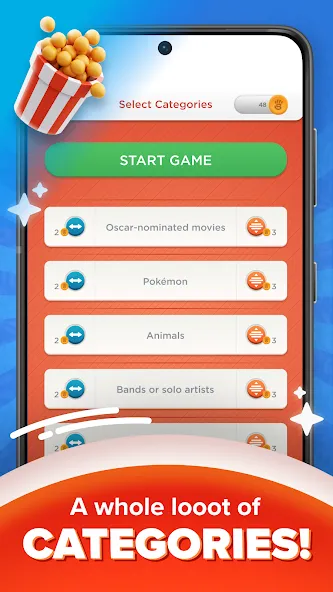 Stop - Categories Word Game [МОД: Меню, Бесконечные монеты и Открытые уровни] Screenshot 5