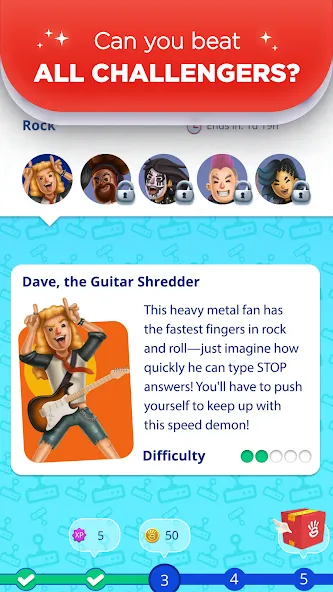Stop 2 - Word Trivia Game [МОД: Деньги, Монеты и Меню MOD] Screenshot 3