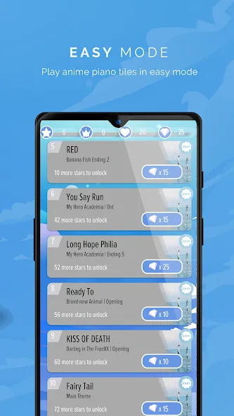Piano Anime Tiles Music (Пиано Аниме Плитки Музыка) [МОД: Много денег, Монет и Все открыто] Screenshot 3