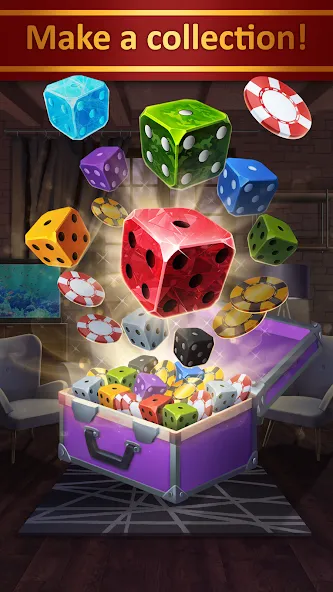 Farkle - Zonk Dice Game [МОД: Много монет, Открытые уровни и Мега MOD] Screenshot 1