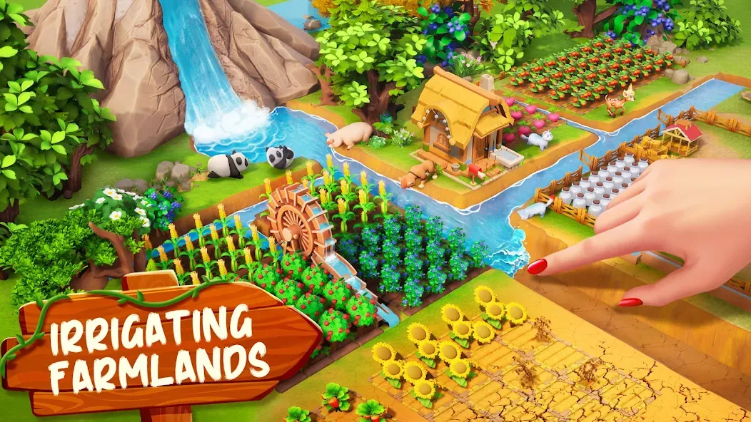 Family Farm Adventure (Семейное фермерское приключение) [МОД: Деньги, Монеты и Меню MOD] Screenshot 2