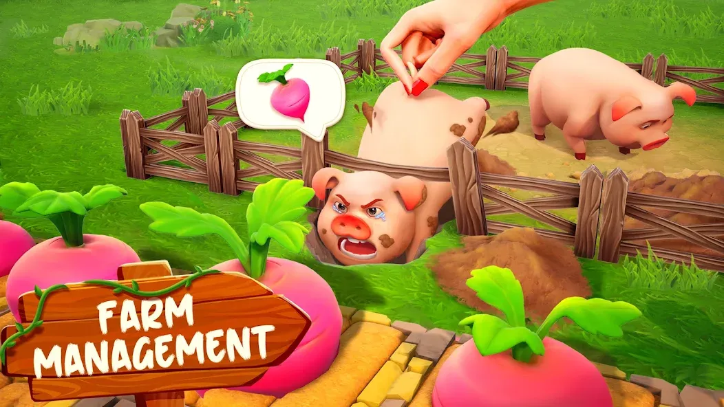 Family Farm Adventure (Семейное фермерское приключение) [МОД: Деньги, Монеты и Меню MOD] Screenshot 4