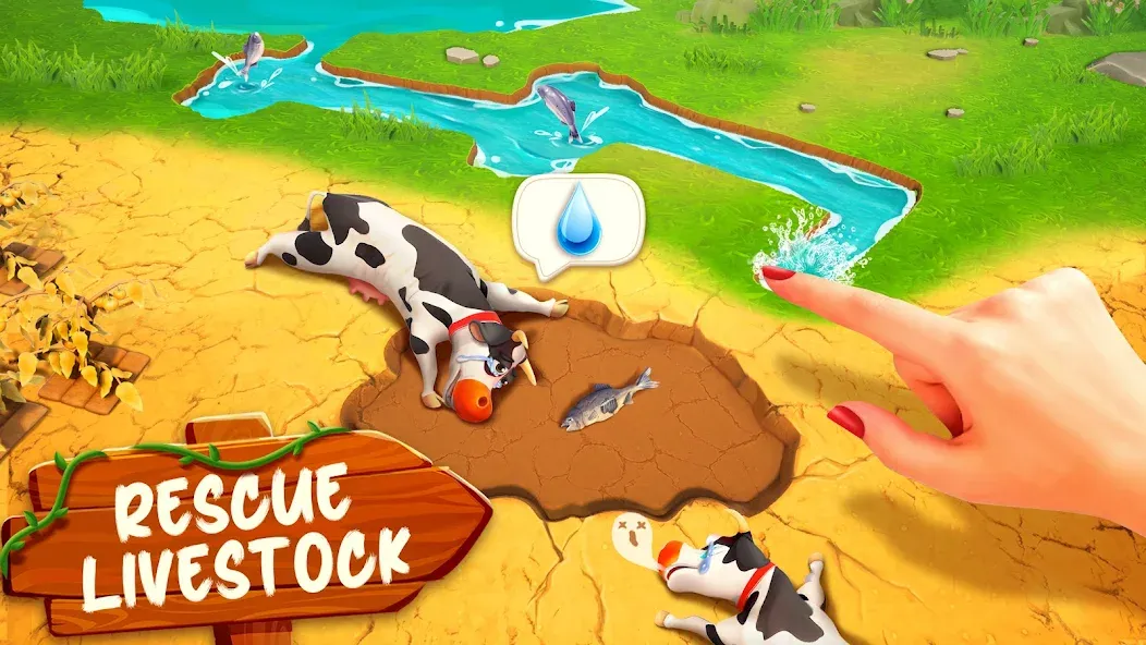 Family Farm Adventure (Семейное фермерское приключение) [МОД: Деньги, Монеты и Меню MOD] Screenshot 5