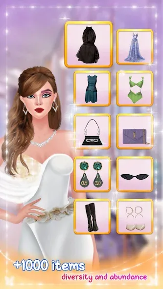 Fashion Stylist: Dress Up Game (Фэшн стилист) [МОД: Все открыто, Дополнительные деньги и Меню MOD] Screenshot 1