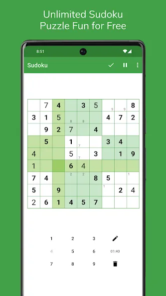Sudoku [MOD: Мод Меню/Взлом] - Скриншот 1
