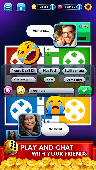 Ludo Online Multiplayer (Людо Онлайн Многопользовательская Игра) [МОД: Деньги, Монеты и Меню MOD] Screenshot 3