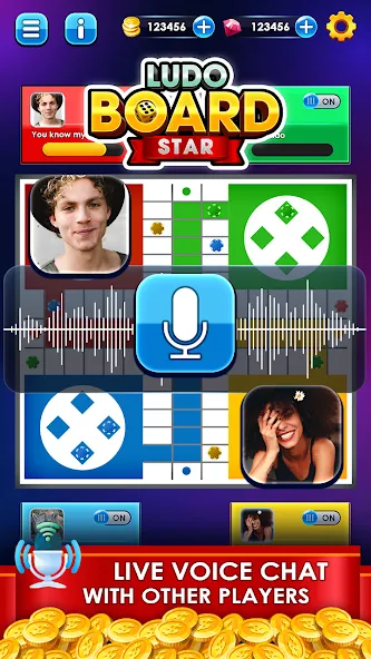 Ludo Online Multiplayer (Людо Онлайн Многопользовательская Игра) [МОД: Деньги, Монеты и Меню MOD] Screenshot 4