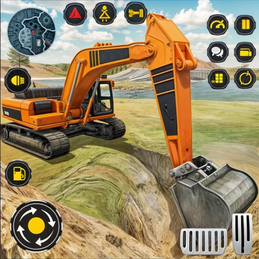 Heavy Excavator Simulator PRO (Хеви Экскавейтор Симулятор ПРО) [МОД: Много денег, Монет и Все открыто] Screenshot 5