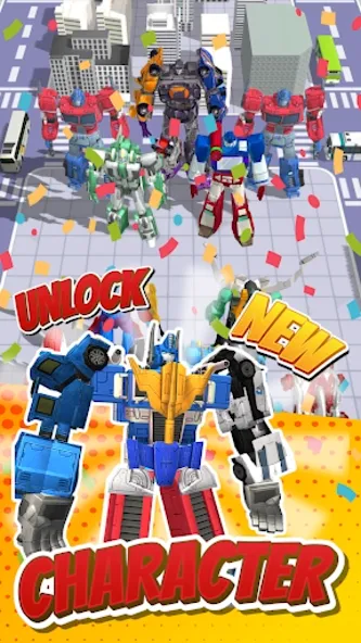 Superhero Robot Monster Battle [МОД: Много денег, Монет и Все открыто] Screenshot 4