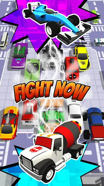 Superhero Car Merge Battle [MOD: Premium/Unlocked] - Скриншот 5