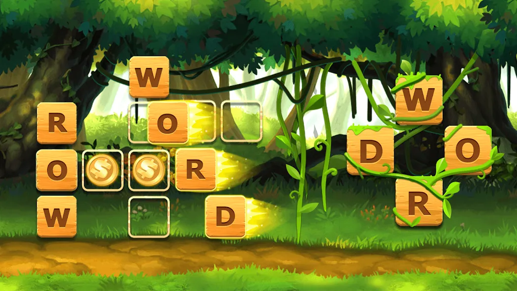 Word Crossword Puzzle [МОД: Много монет, Открытые уровни и Мега MOD] Screenshot 1