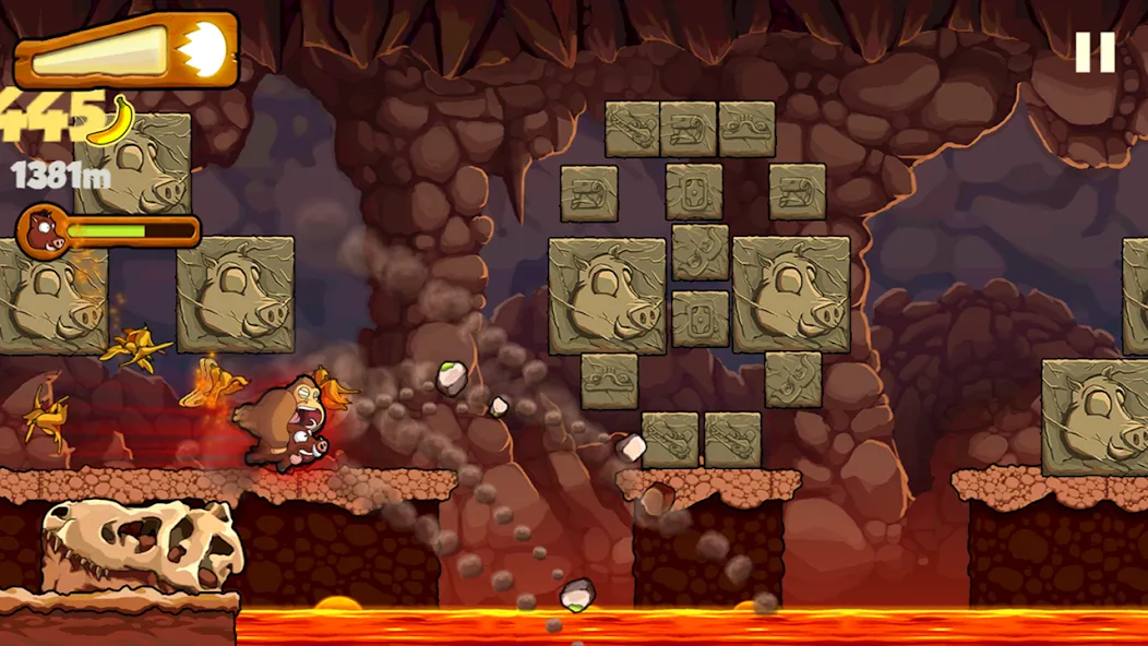 Banana Kong (Банана Конг) [МОД: Меню, Бесконечные монеты и Открытые уровни] Screenshot 4
