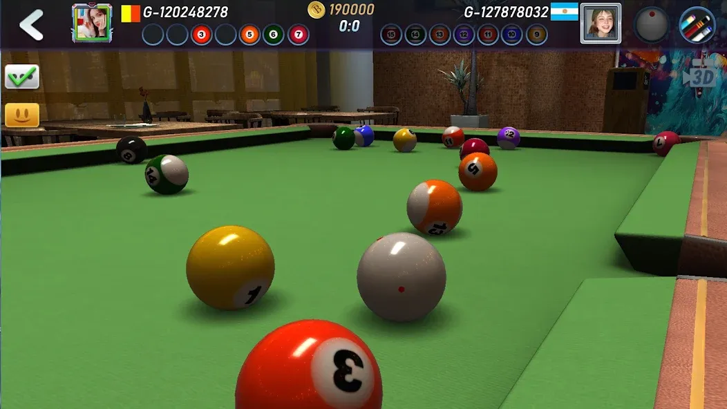 Real Pool 3D 2 (Риал Пул 3Д 2) [МОД: Много денег, Монет и Все открыто] Screenshot 1