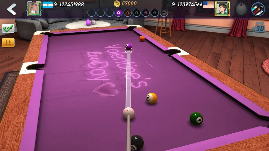 Real Pool 3D 2 (Риал Пул 3Д 2) [МОД: Много денег, Монет и Все открыто] Screenshot 4