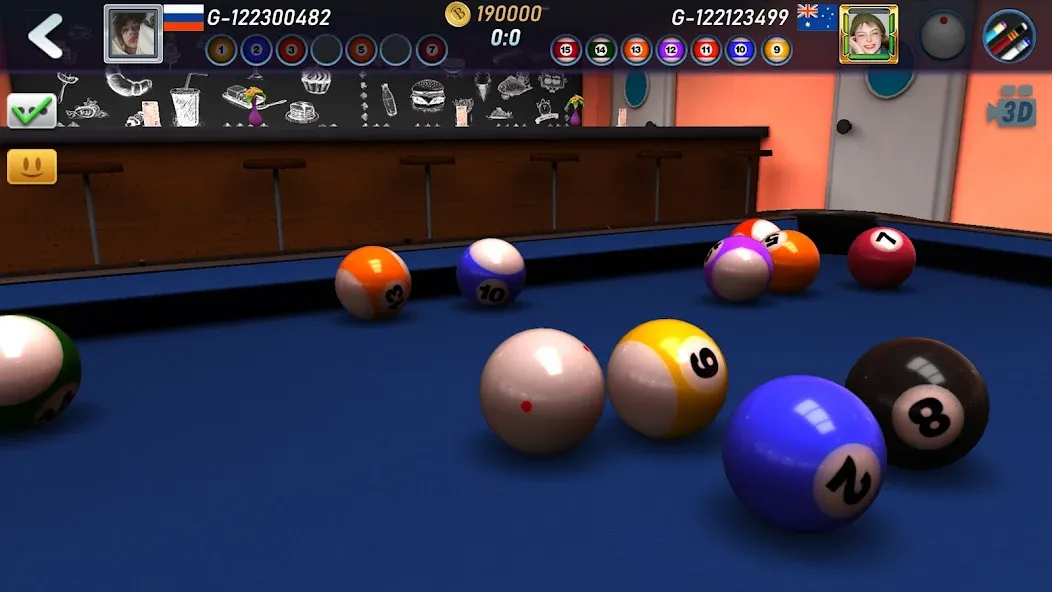 Real Pool 3D 2 (Риал Пул 3Д 2) [МОД: Много денег, Монет и Все открыто] Screenshot 5