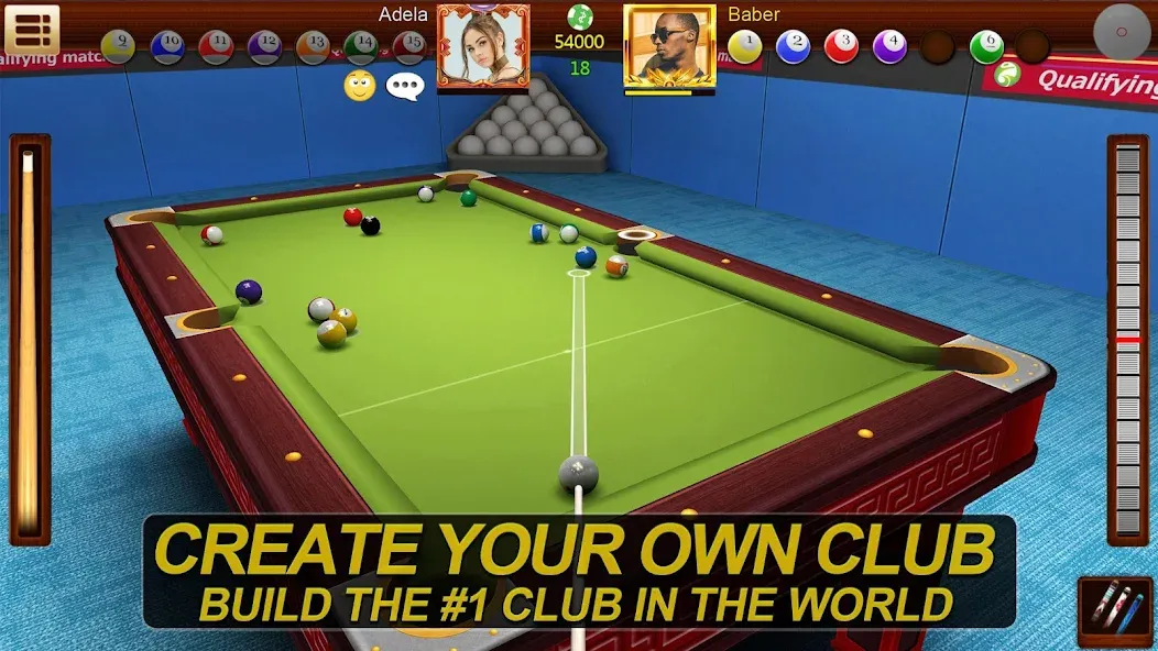 Real Pool 3D Online 8Ball Game (Реал Пул 3Д Онлайн 8Бол Гейм) [МОД: Деньги, Монеты и Меню MOD] Screenshot 2