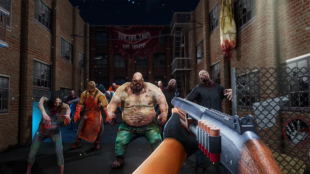 Zombination - FPS Zombie Games (Зомбинация) [МОД: Все открыто, Дополнительные деньги и Меню MOD] Screenshot 3