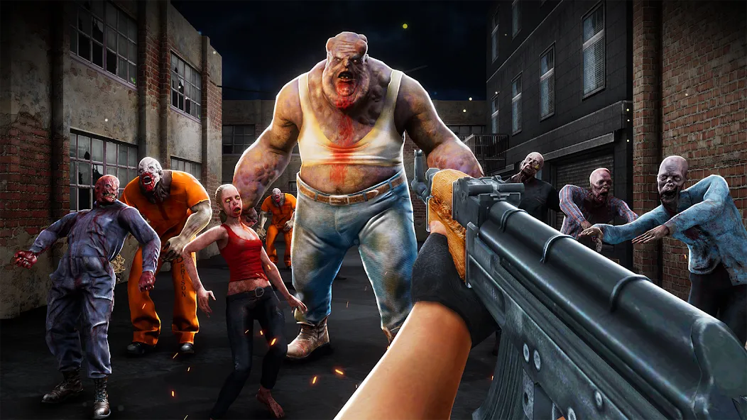 Zombination - FPS Zombie Games (Зомбинация) [МОД: Все открыто, Дополнительные деньги и Меню MOD] Screenshot 4
