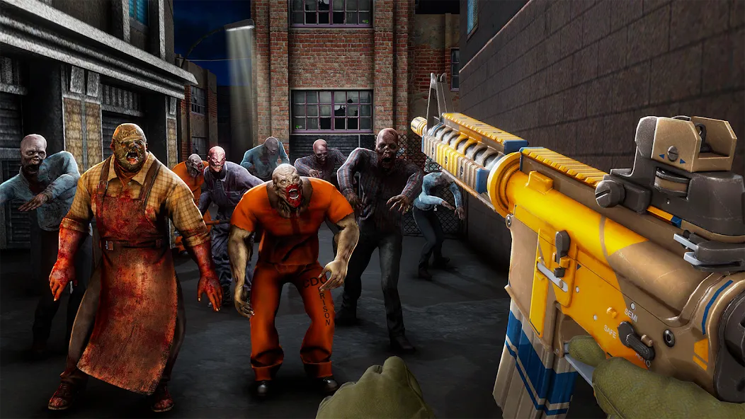 Zombination - FPS Zombie Games (Зомбинация) [МОД: Все открыто, Дополнительные деньги и Меню MOD] Screenshot 5
