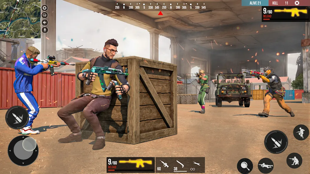 FPS Encounter Strike Offline (ФПС Энкаунтер Страйк Оффлайн) [МОД: Много денег, Монет и Все открыто] Screenshot 2