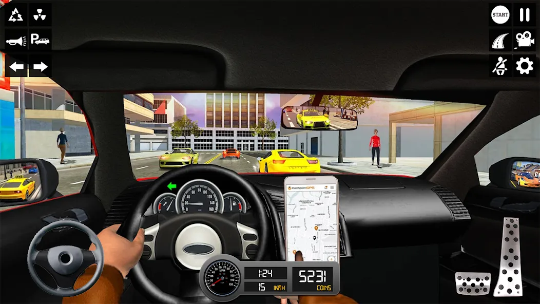 Taxi Simulator 3d Taxi Sim [МОД: Много денег, Монет и Все открыто] Screenshot 5