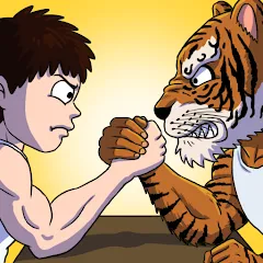 Скачать Arm Wrestling Clicker (Армреслинг Кликер) [МОД: Бесконечные деньги, Монеты и Мега MOD] | Взлом Arm Wrestling Clicker на Андроид
