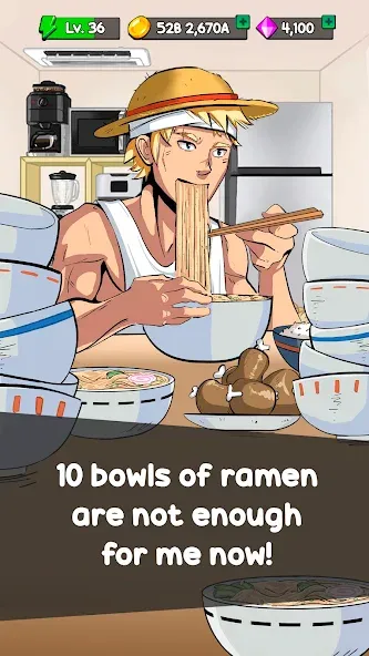 Food Fighter Clicker Games (Фуд Файтер Кликер) [МОД: Бесконечные деньги, Монеты и Мега MOD] Screenshot 2