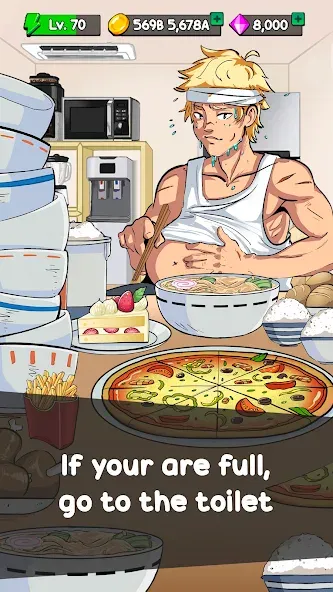Food Fighter Clicker Games (Фуд Файтер Кликер) [МОД: Бесконечные деньги, Монеты и Мега MOD] Screenshot 3