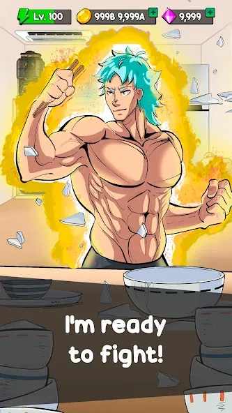Food Fighter Clicker Games (Фуд Файтер Кликер) [МОД: Бесконечные деньги, Монеты и Мега MOD] Screenshot 5
