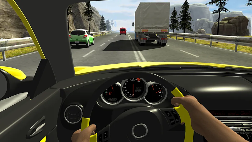 Racing in Car 2 (Рейсинг ин Кар 2) [МОД: Бесконечные деньги, Монеты и Мега MOD] Screenshot 5